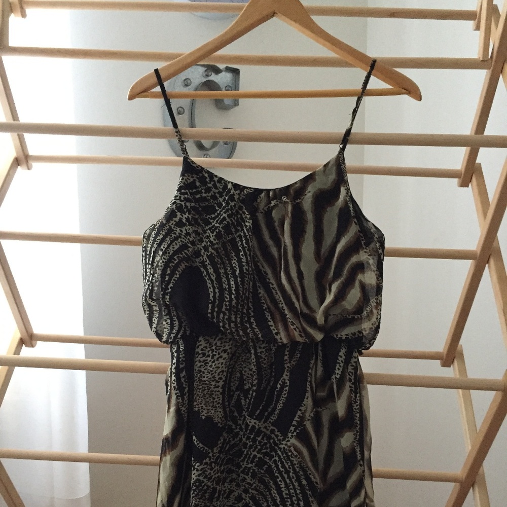 Animal print dress